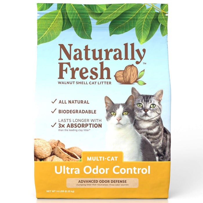 Naturally Fresh® Ultra Odor Control Multi-Cat Quick-Clumping Formula Cat Litter - 14 Lbs