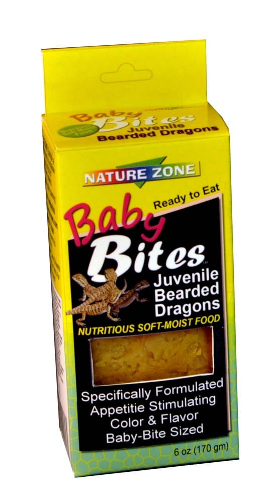 Nature Zone Bearded Dragon Baby Bites Gel Food - 6 Oz  