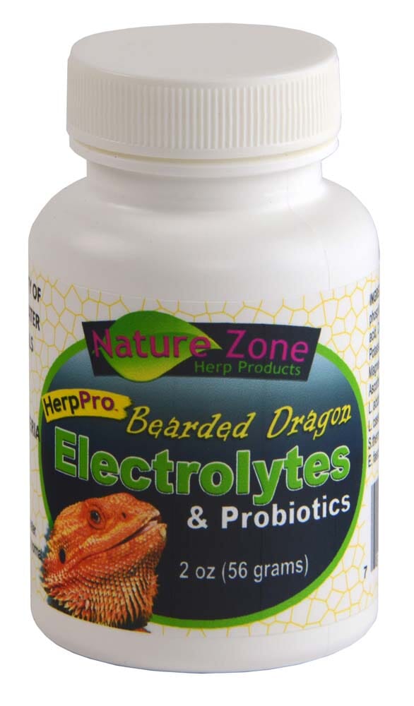 Nature Zone Bearded Dragon Electrolytes & Probiotics Supplement - 2 Oz  
