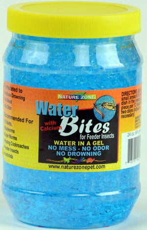 Nature Zone Cricket Water Bites with Calcium - 32 Oz