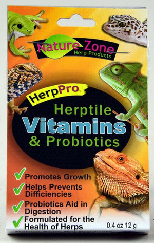 Nature Zone Herptile Vitamins and Probiotics Supplement - 0.4 Oz