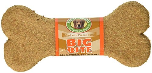 Nature's Animals Big Bite Dog Biscuits Treats - Peanut Butter - 8 In - 24 Pack