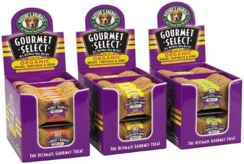 Nature's Animals Gourmet Select Dog Biscuits Treats - Grain/Honey - 4 In - 24 Pack  