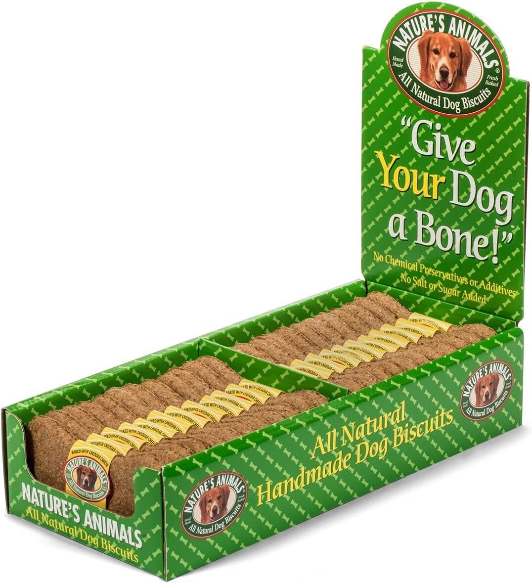 Nature's Animals Original Bakery Dog Biscuits Treats - Chicken - 4 In - 24 Pack  