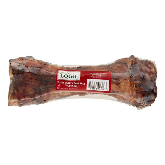Nature's Logic Beef Extra Meaty Shin Bone All-Natural Beef Dog Treats -
