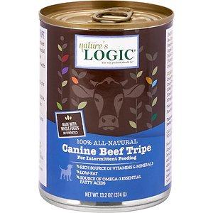 Nature's Logic Beef Tripe Canned Dog Food - 13.2 oz Cans - Case of 12