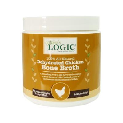 Nature's Logic Dehydrated Chicken Bone Broth Dehydrated Dog Bone Broth - 6 oz Container  