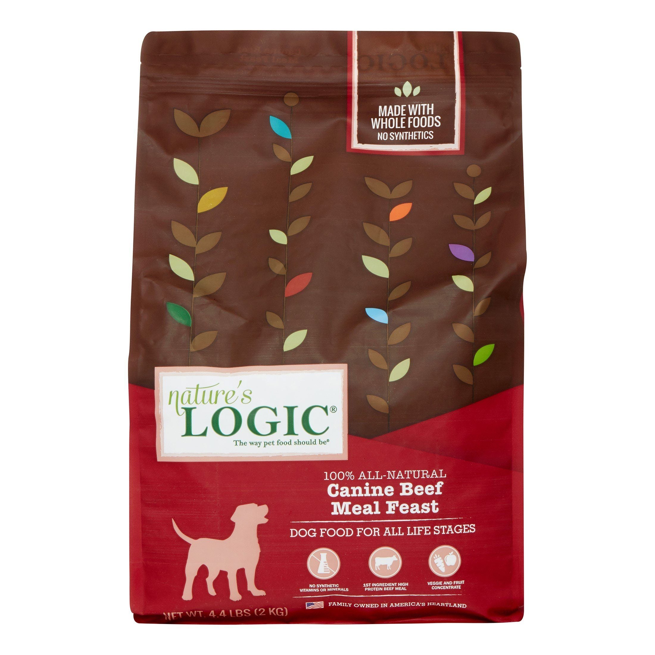 Nature's Logic Original Beef Dry Dog Food - 4.4 lb Bag  