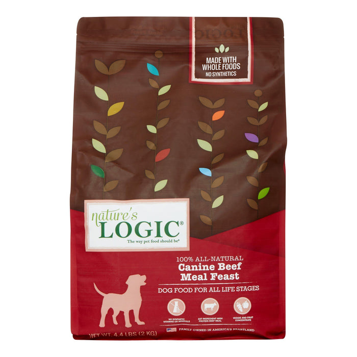 Nature's Logic Original Beef Dry Dog Food - 4.4 lb Bag