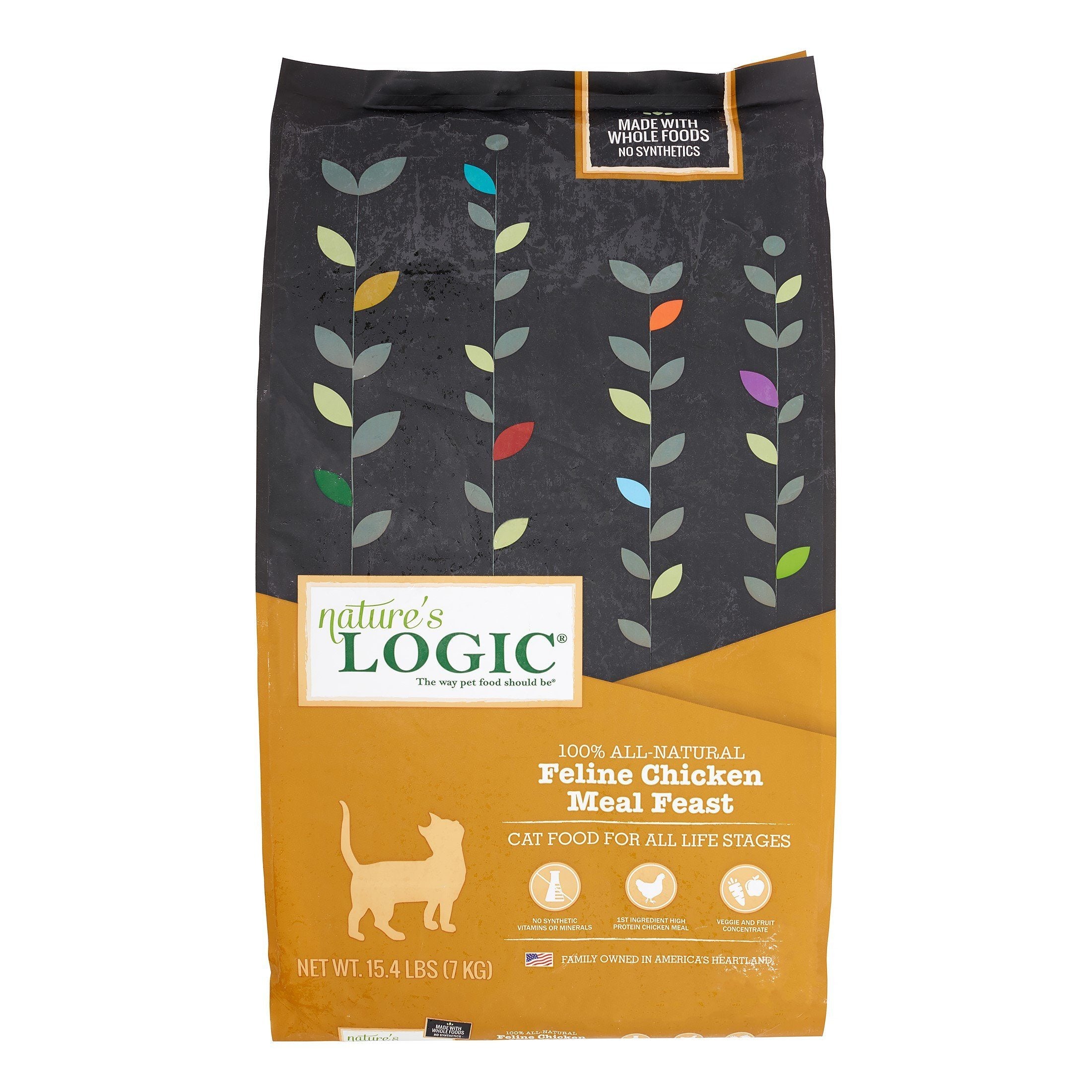 Nature's Logic Original Chicken Dry Cat Food - 15.4 lb Bag  