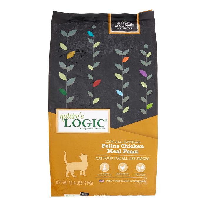 Nature's Logic Original Chicken Dry Cat Food - 15.4 lb Bag
