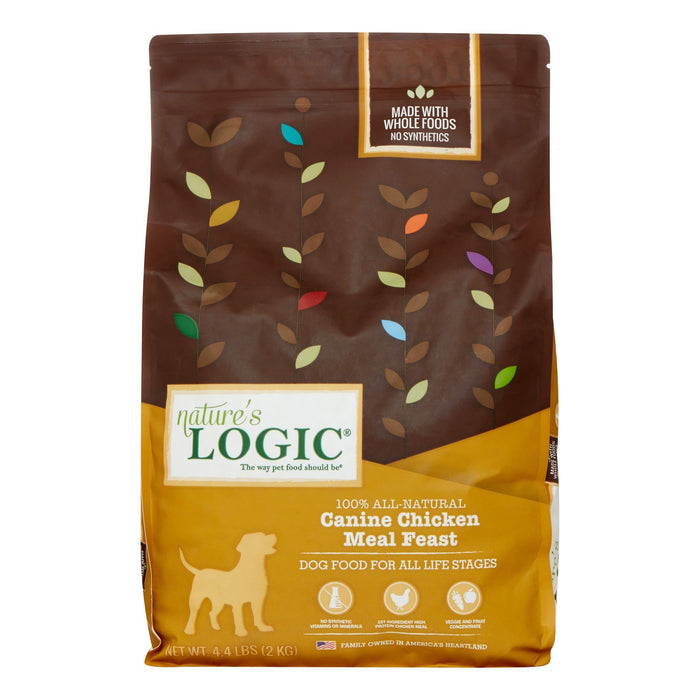 Nature's Logic Original Chicken Dry Dog Food - 4.4 lb Bag