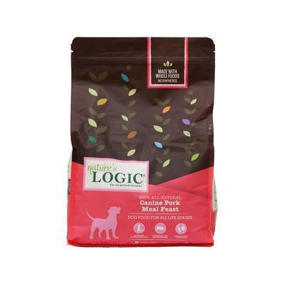 Nature's Logic Original Pork Dry Dog Food - 4.4 lb Bag - Case of 5