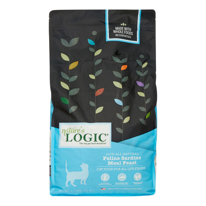 Nature's Logic Original Sardine Dry Cat Food - 7.7 lb Bag