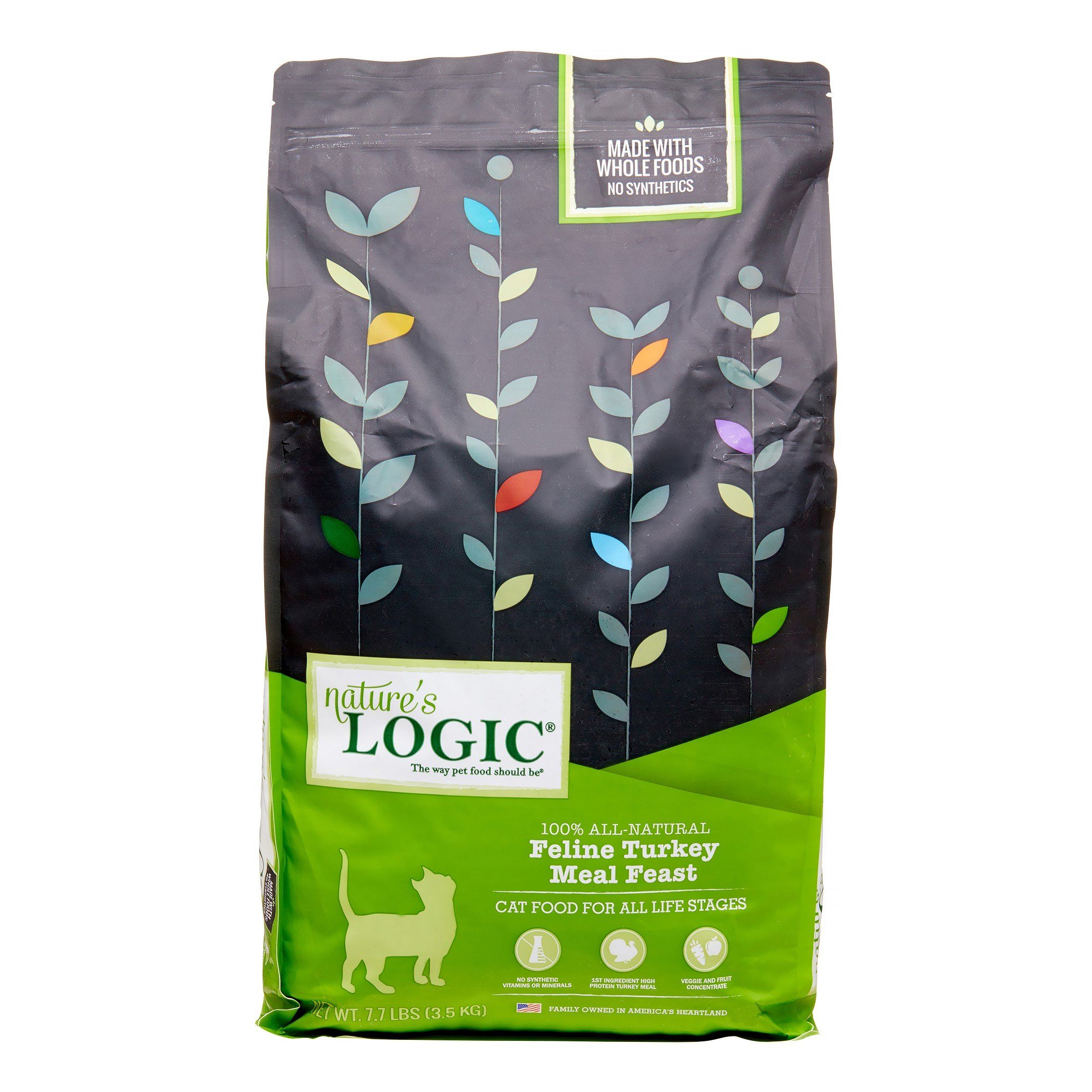 Nature's Logic Original Turkey Dry Cat Food - 7.7 lb Bag  