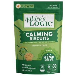 Nature's Logic Protein Packed Canine Calming Blend Treats - 14 oz Bag - Case of 6
