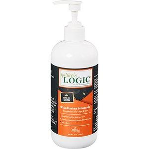 Nature's Logic Salmon Oil Cat and Dog Supplements - 16 oz Bottle  