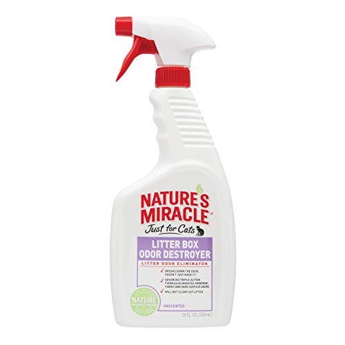 Nature's Miracle Just for Cats Litter Box Odor Destroyer Spray - 24 Oz  