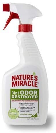 Nature's Mircale 3-In-1 Odor Destroyer Spray for Dogs - Mountain Fresh - 24 Oz  