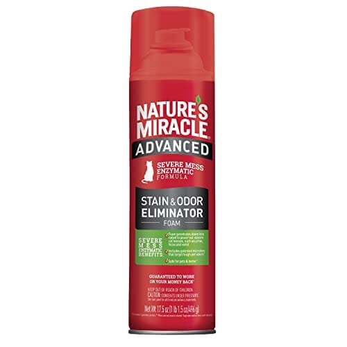 Nature's Mircale Advantage Stain & Odor Remover Foam Cat - 17.5 Oz  