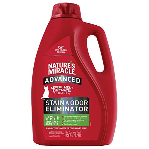 Nature's Mircale Advantage Stain & Odor Remover for Cats - 1 Gal  