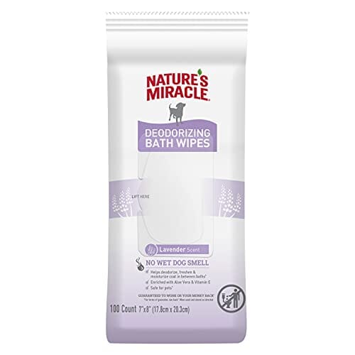Nature's Mircale Deodorizing Bath Wipes - Lavender - 100 Count