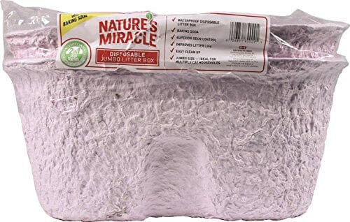 Nature's Mircale Disposable Cat Litter Pan - Jumbo - 2 Pack  