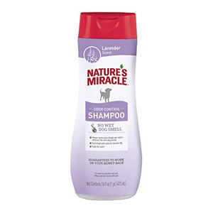Nature's Mircale Odor Control Dog Shampoo - Lavender - 16 Oz