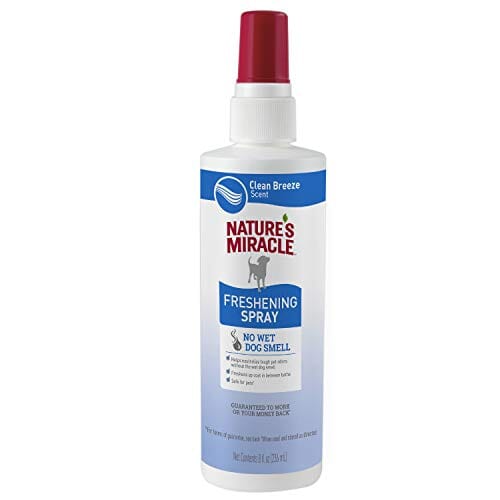 Nature's Mircale Odor Control Freshening Spray Dog Colognes - Clean Breeze - 8 Oz  