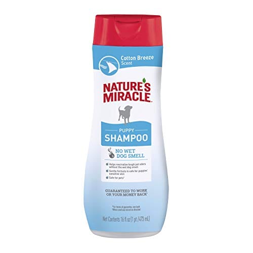 Nature's Mircale Odor Control Puppy Dog Shampoo - Cotton Breeze - 16 Oz  