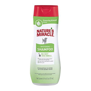 Nature's Mircale Odor Control Whitening Dog Shampoo - Flowering Almon - 16 Oz