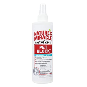 Nature's Mircale Pet Block Repellent Dog Spray - 16 Oz