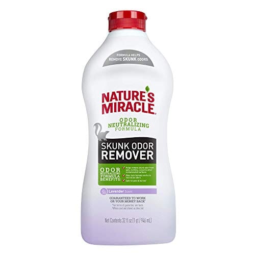 Nature's Mircale Pour Dog Skunk Odor Removers - Lavender - 32 Oz