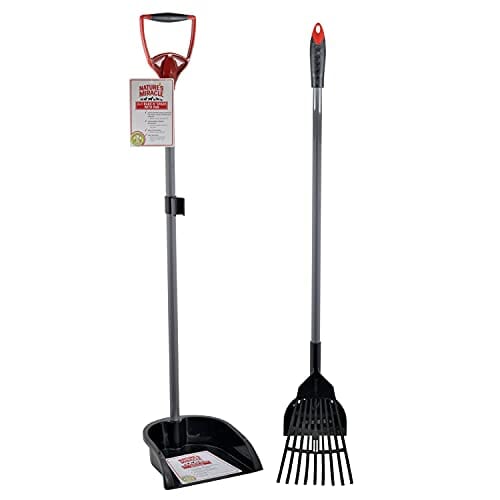 Natural Mircale Nature's Mircale Rake N Spade Waste Scoop with Pan Dog Waste Pick Up ...