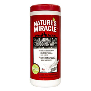 Nature's Mircale Small Animal Cage Scrubbing Wipes - 30 Count