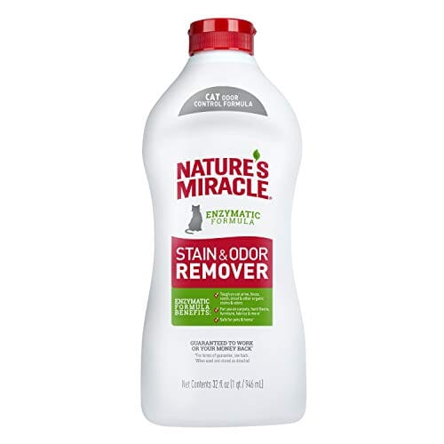 Nature's Mircale Stain & Odor Remover Pour for Cat - 32 Oz  