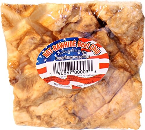 Nature's Own USA Not-Rawhide Beef Chips Natural Dog Chews - Beef - 15 Pack  