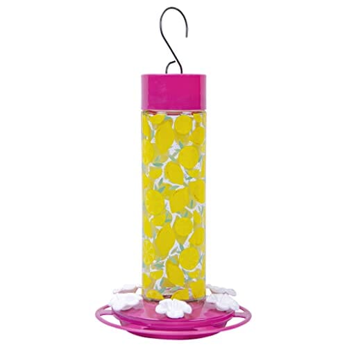 Nature's Way Alex'S Lemonade Stand Hummingbird Feeder - Pink - 20 Oz Cap  