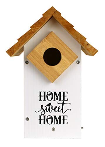 Nature's Way Farmhouse Home Sweet Home Bluebird House - White - 11 X 6.75 X 6 In  