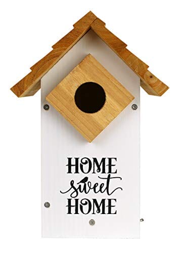 Nature's Way Farmhouse Home Sweet Home Bluebird House - White - 11 X 6.75 X 6 In