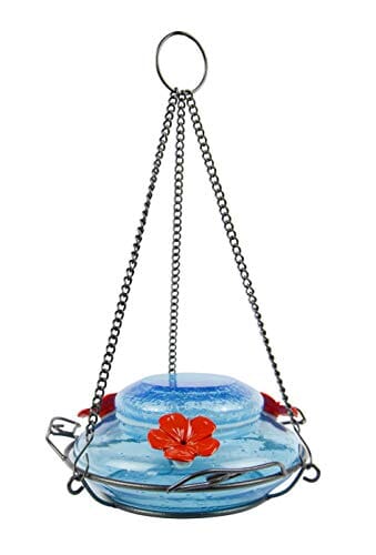 Nature's Way Garden Top Fill Hummingbird Feeder - Blue - 16 Oz Cap  