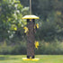 Nature's Way Mesh Funnel Flip Top Finch Wild Bird Feeder - Yellow - 1.1 Qt Cap  