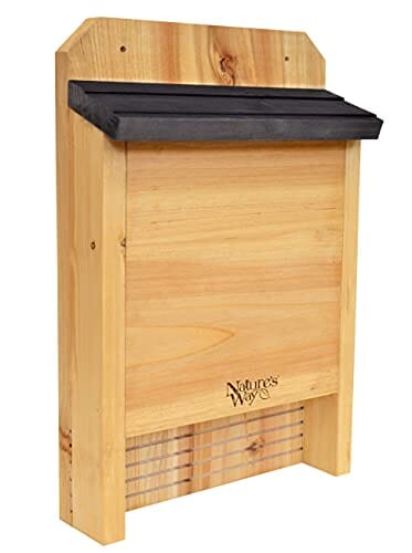 Nature's Way Single Chamber Bat House - Cedar - 15 X 10 X 3.5 In  