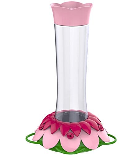 Nature's Way So Real Gravity Flower Hummingbird Feeder - Pink/Fuchsia - 18 Oz Cap - 6 Pack  