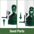 Nature's Way Squirrel Resistant Tube Tubed Wild Bird Feeder - Green - 2.5 Qt Cap  