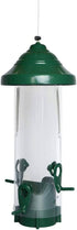 Nature's Way Squirrel Resistant Tube Tubed Wild Bird Feeder - Green - 2.5 Qt Cap  