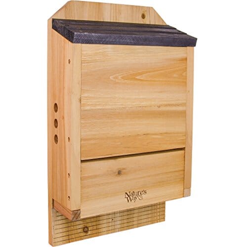 Nature's Way Triple Chamber Bat House - Cedar - 20.5 X 12 X 5 In  