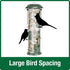 Nature's Way Vintage Deluxe Easy Clean Wild Bird Feeder - Green - 2.8 Qt Cap  