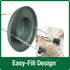 Nature's Way Vintage Deluxe Easy Clean Wild Bird Feeder - Green - 2.8 Qt Cap  