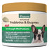 Naturvet Advanced Probiotic & Enzymes Powder Digestive Dog Supplements - 4 oz Jar  